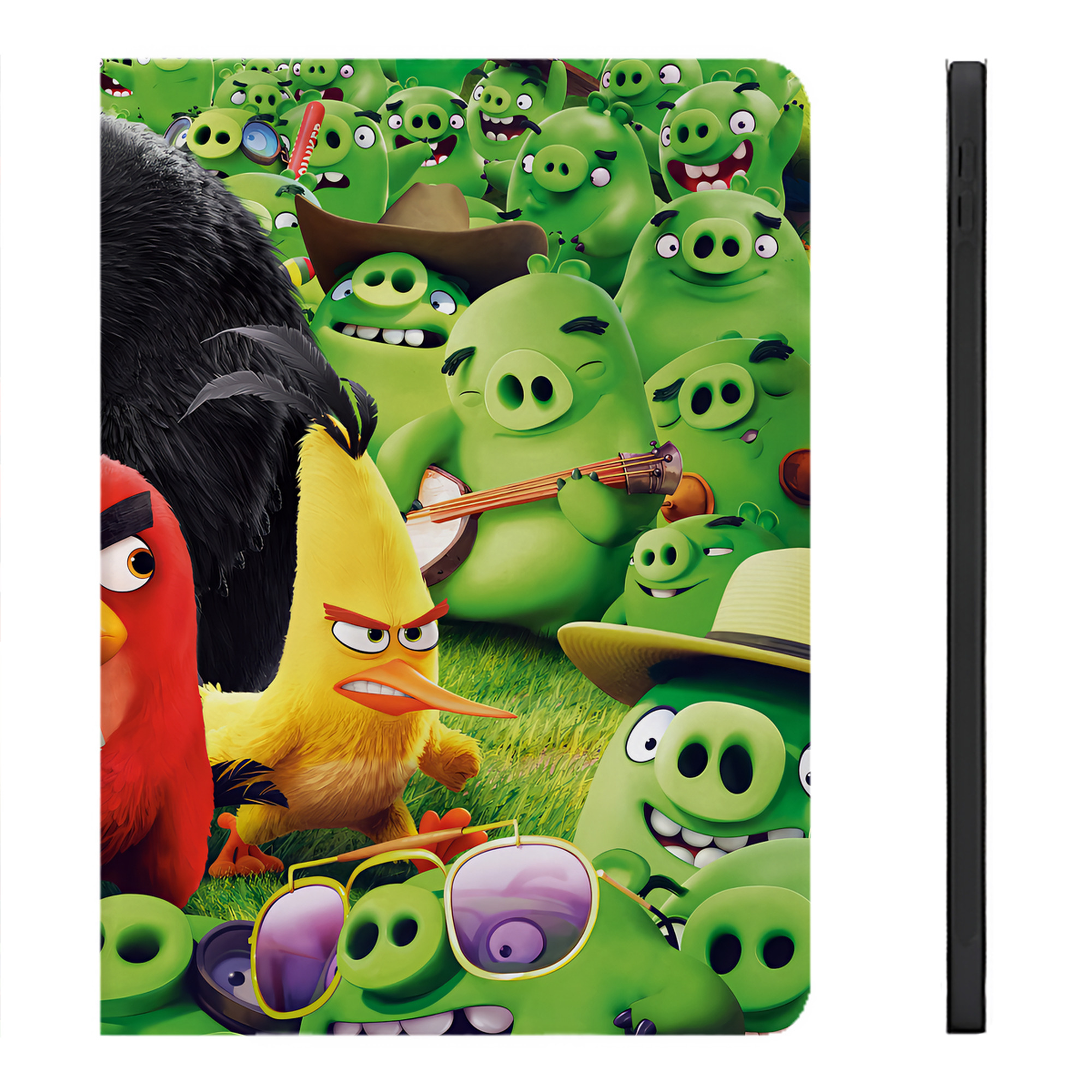（画像用） Angry Birds アングリーバード IPadケース ペンホルダー付き ブックスタイルデザイン
